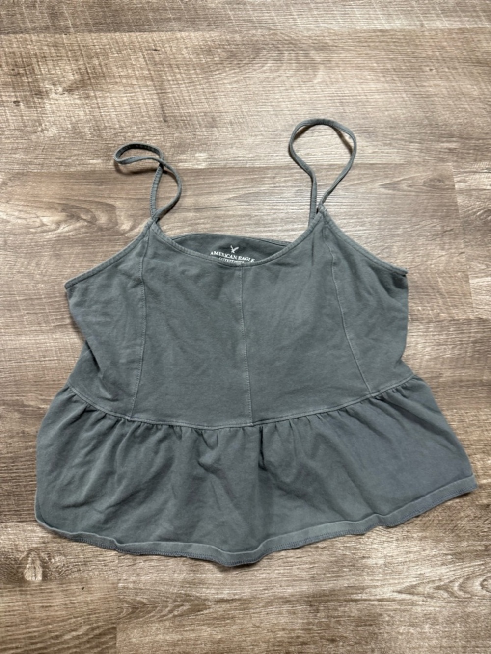 American Eagle Cropped Tank Top Size Large